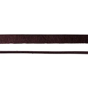 10mm Brown Metallic Pearl Flat Leather by the Foot