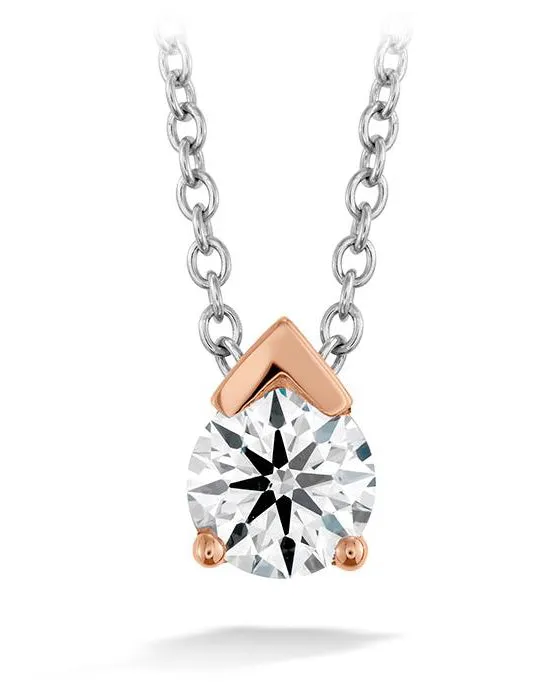 Aerial Single Diamond Pendant