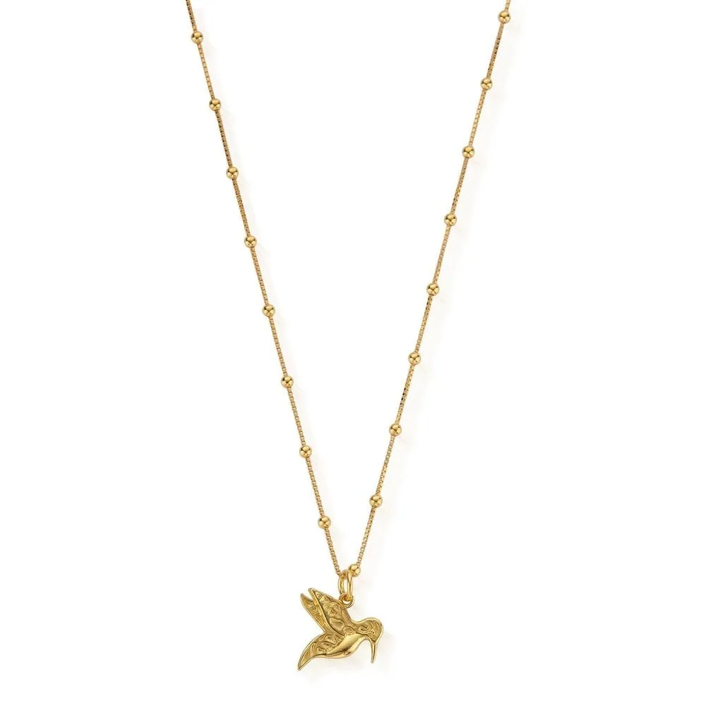 CHLOBO Necklace with Humming Bird
