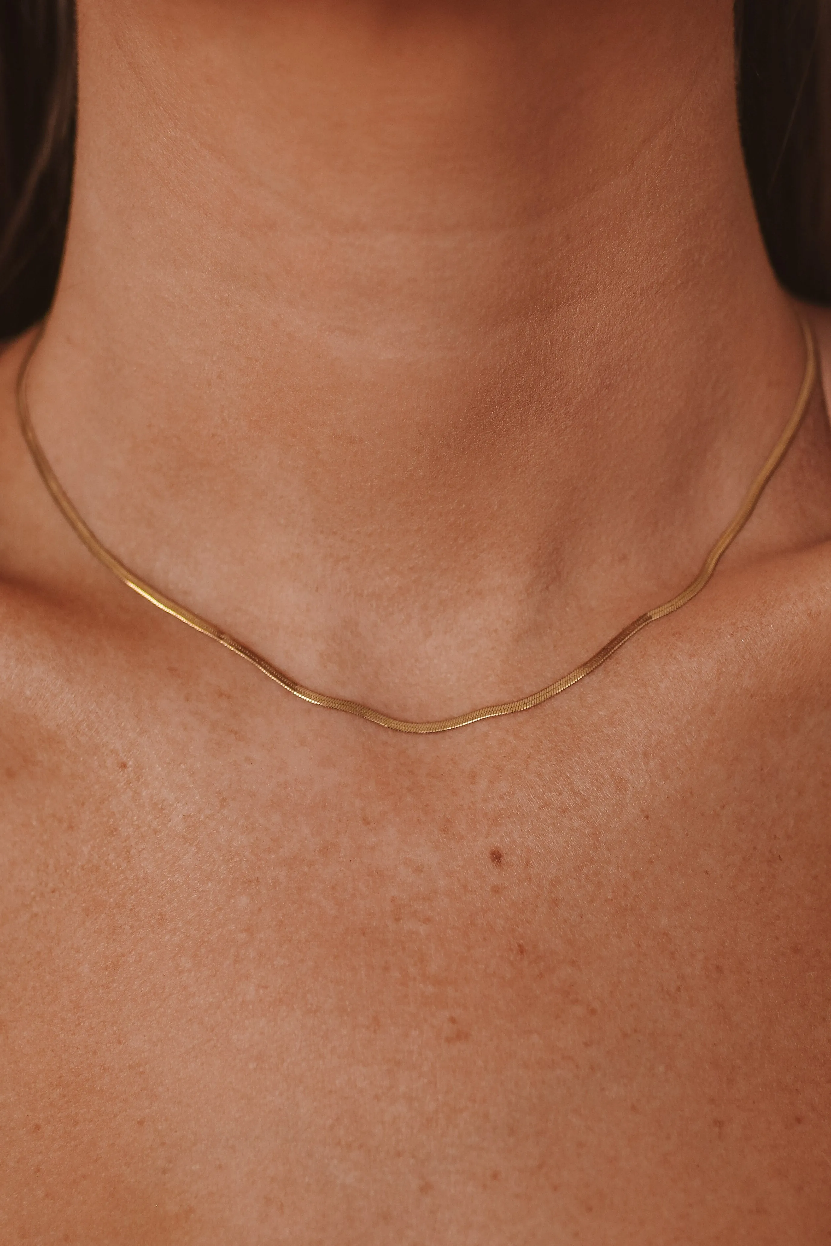 Cyndi - Stainless Steel Gold or Silver Necklace
