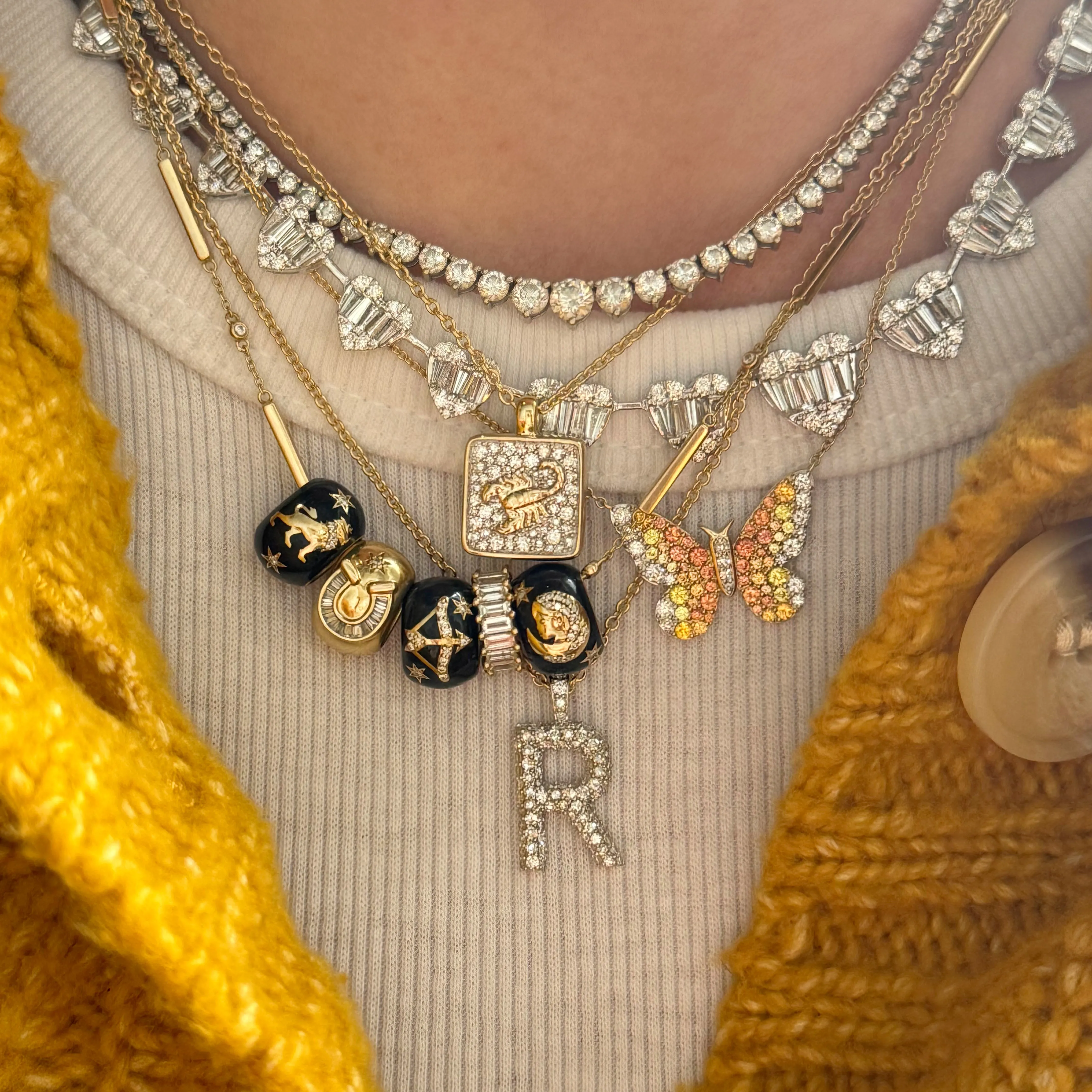 Diamond Zodiac Necklace