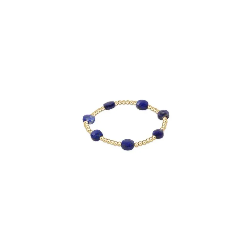 Enewton Admire Gold 3mm Bead Bracelet with Gemstone