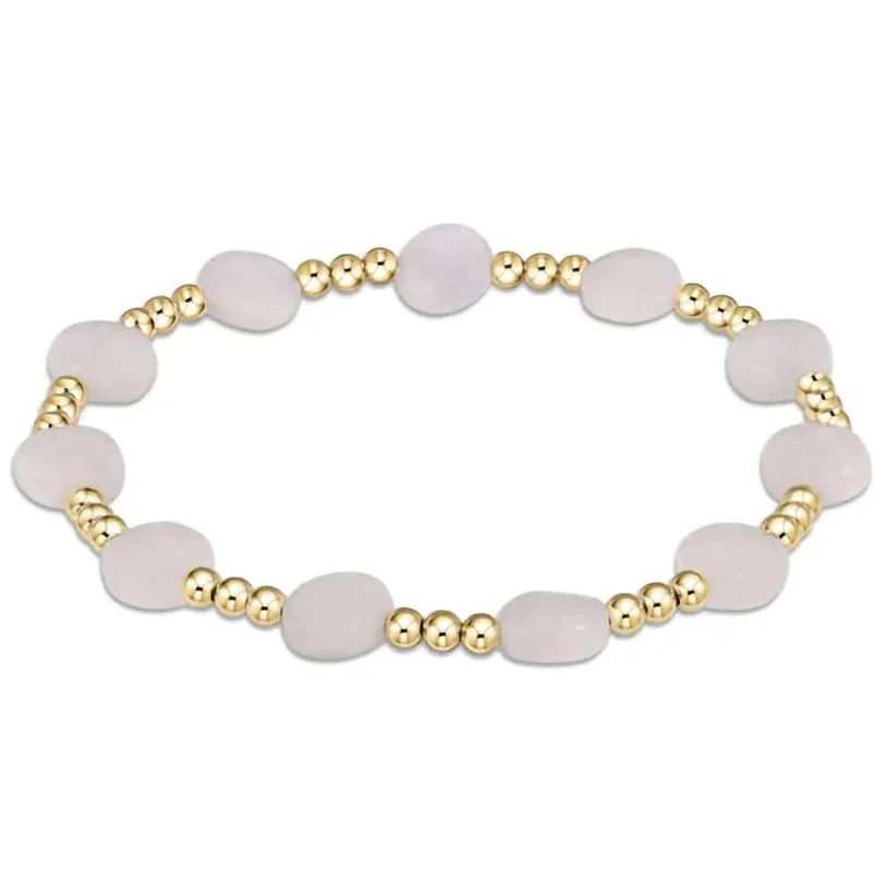 Enewton Admire Gold 3mm Bead Bracelet with Gemstone
