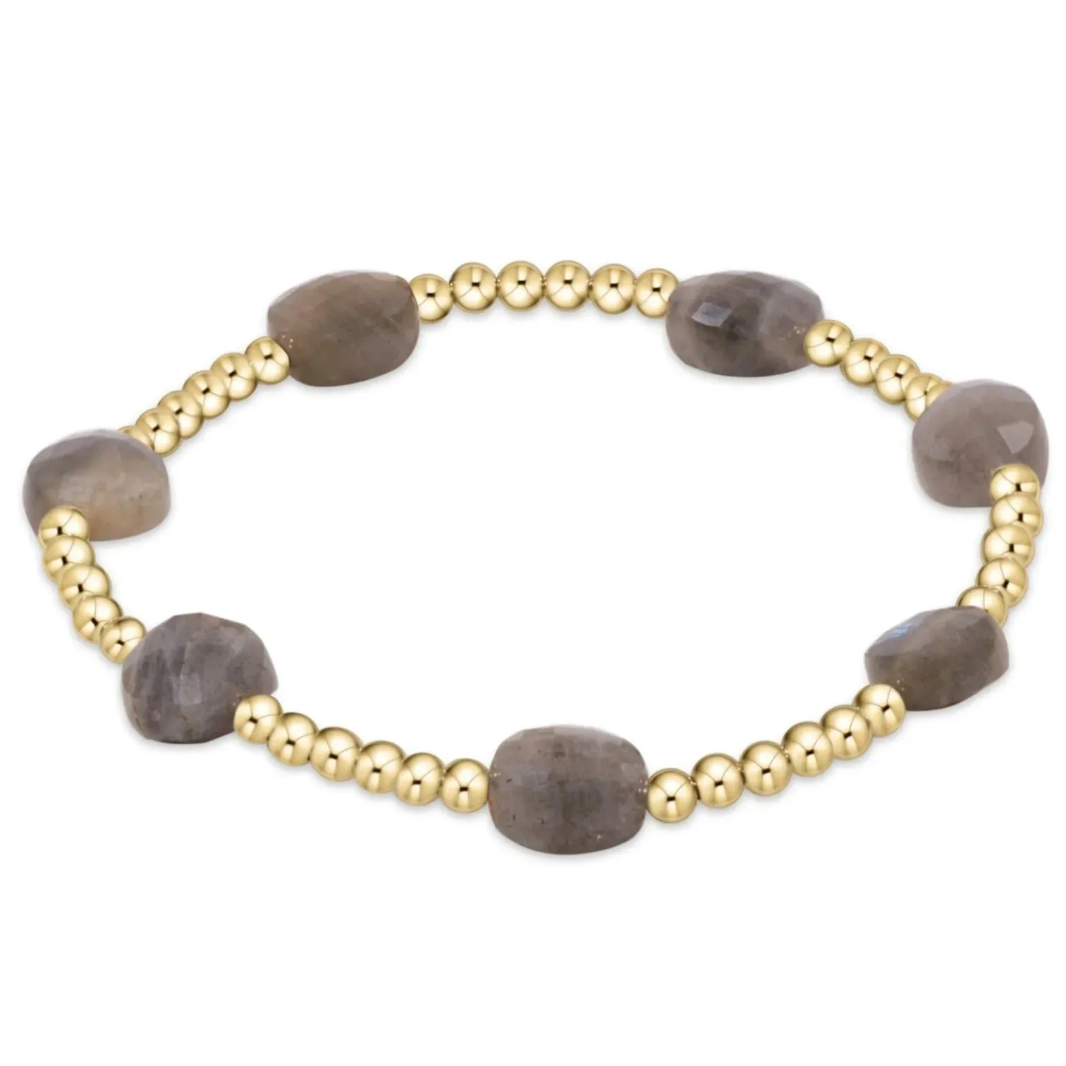 Enewton Admire Gold 3mm Bead Bracelet with Gemstone