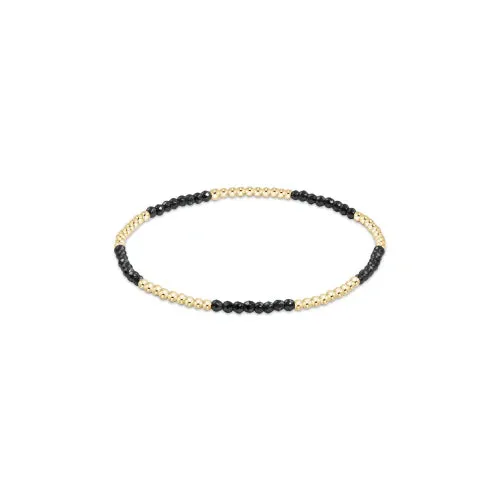 enewton Blissful Pattern 2mm Bead Bracelet in Faceted Hematite