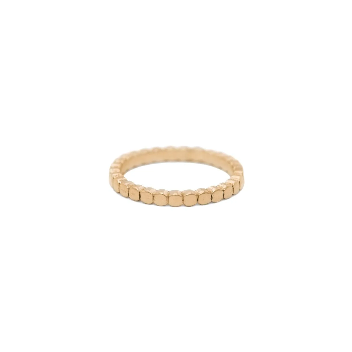 Honeycomb Wedding Band