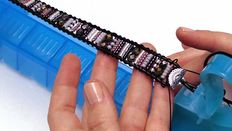 How to Use TierraCast Crimp Ends to Make a Wrapit Loom Bracelet (Old Version)