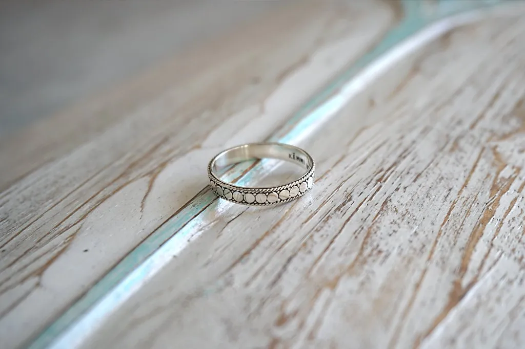 Silver Disc Ring