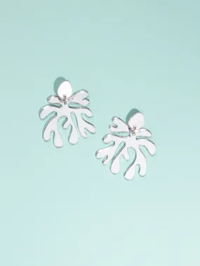 Silver Matisse Statement Earrings