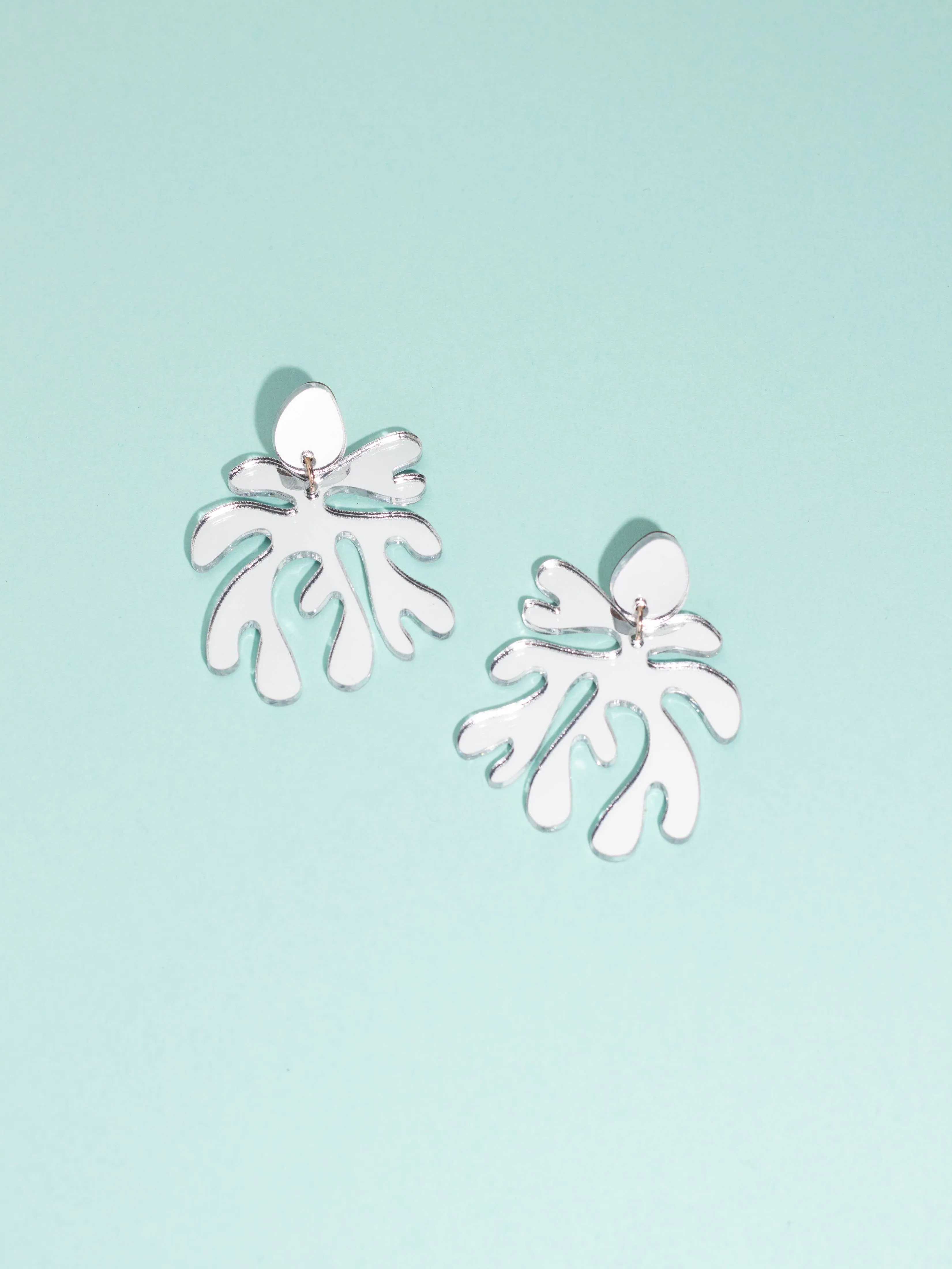 Silver Matisse Statement Earrings