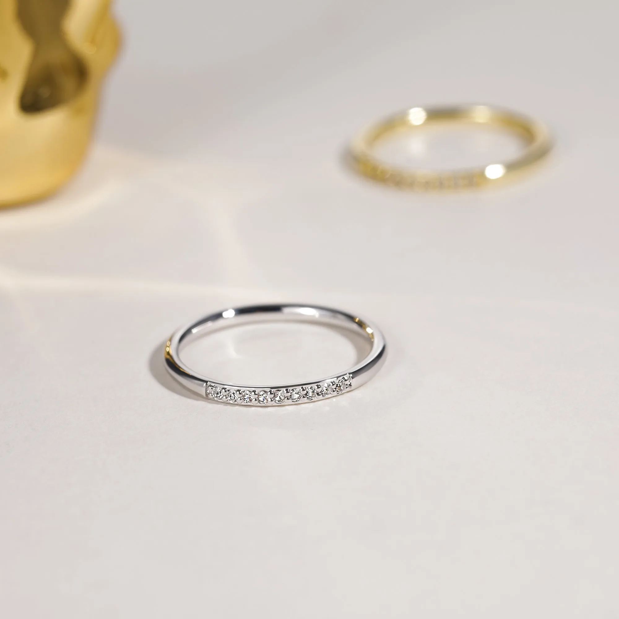 Stackable Custom Gemstone Rings