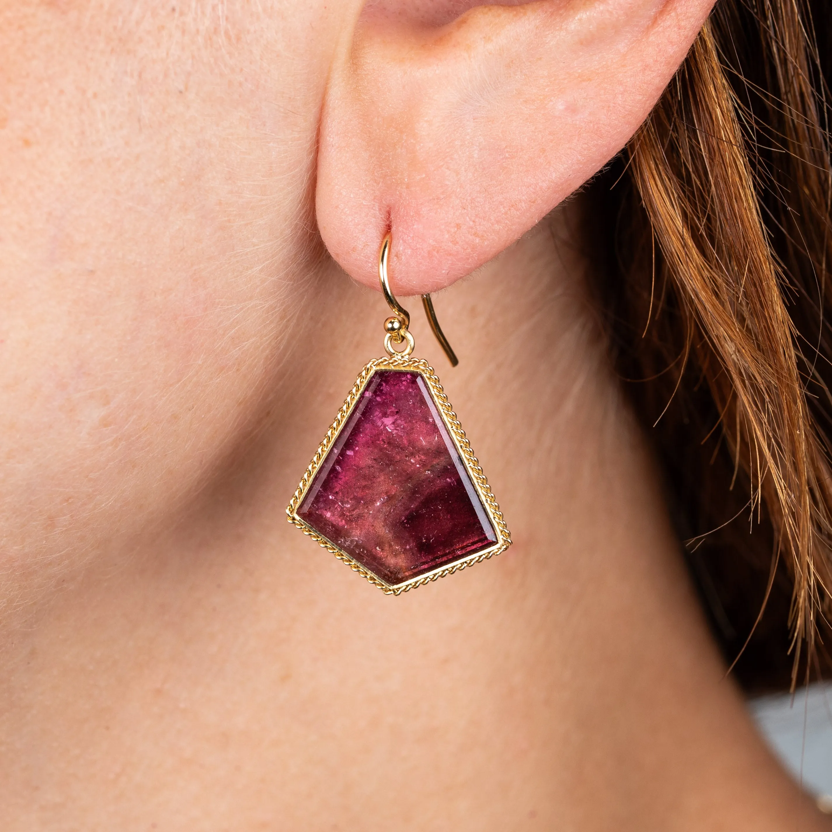Tourmaline Statement Earrings