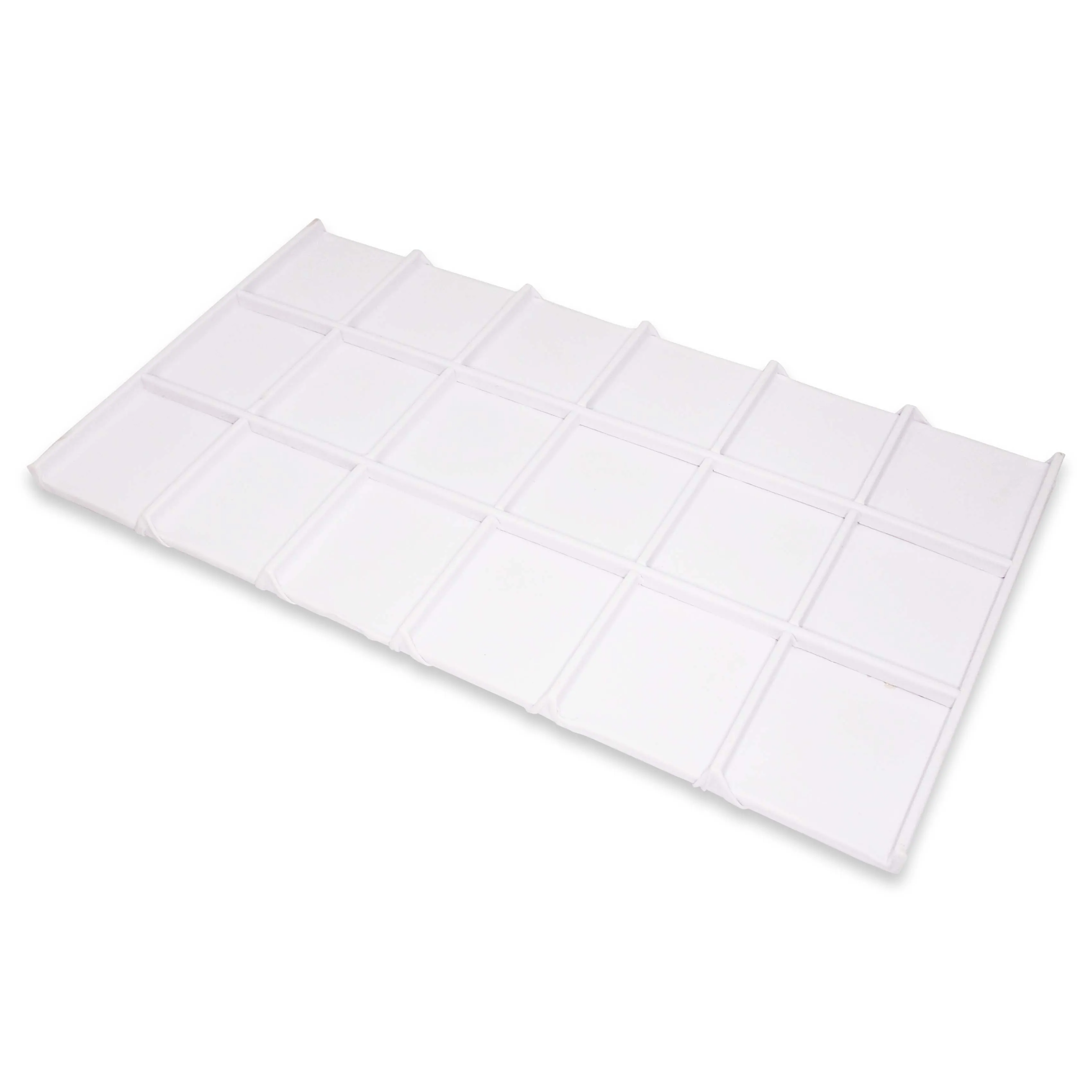 White 18 Section Deluxe Full Size Jewelry Display Tray Inserts