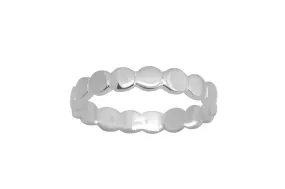 White Silver Eternity Ring